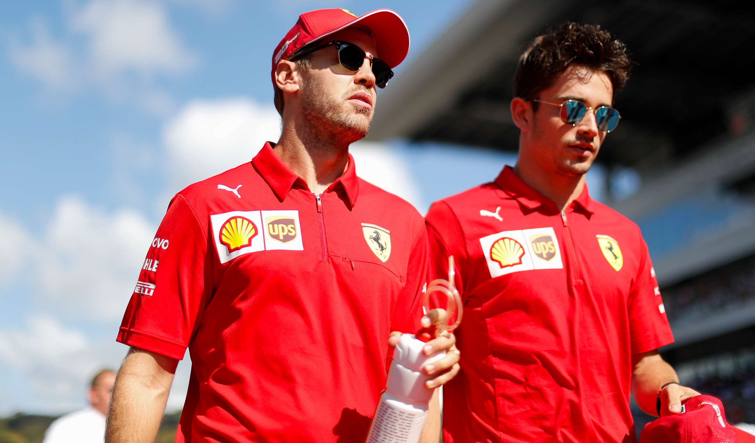 Leclerc OFFICIAL NEW 2019 Scuderia FERRARI F1 Team T Shirt Tee MENS Red Vettel 